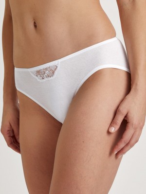 Biancheria Intima Donna Calida Cotton Desire Mini Brief Weiss | 1423-YSECA