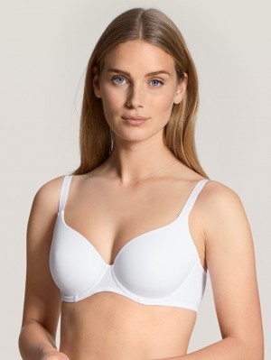 Biancheria Intima Donna Calida Eco Sense Bra With Underwiring Weiss | 7628-PBNYI