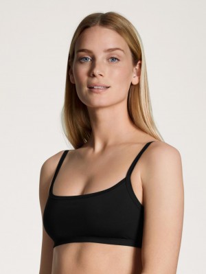 Biancheria Intima Donna Calida Eco Sense Bustier Schwarz | 2789-UZBPY