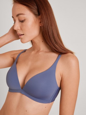 Biancheria Intima Donna Calida Eco Sense Soft Bra Viola | 8612-KGHVP