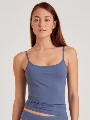 Biancheria Intima Donna Calida Eco Sense Spaghetti Top Viola | 0123-AJHUL