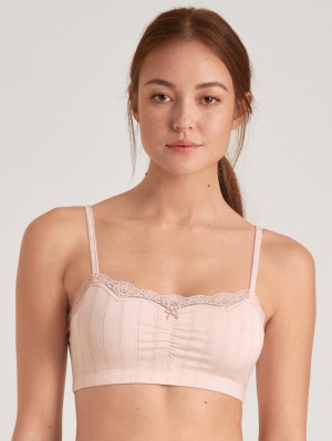 Biancheria Intima Donna Calida Etude Toujours Bustier Pearl Blush | 1483-MXSAV