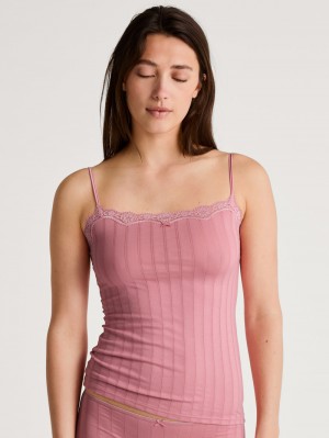 Biancheria Intima Donna Calida Etude Toujours Spaghetti Top Fiori | 2197-VAYRH