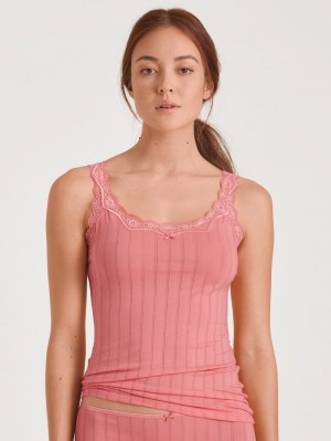 Biancheria Intima Donna Calida Etude Toujours Tank Top Strawberry Ice | 4035-AXNVR