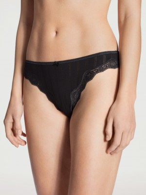 Biancheria Intima Donna Calida Etude Toujours Brief, Regular Cut Schwarz | 7069-MQCVF