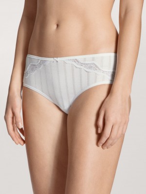 Biancheria Intima Donna Calida Etude Toujours Shorty Regular Cut Weiss | 0425-QPYBD