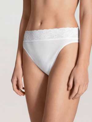 Biancheria Intima Donna Calida Iconics Brief Weiss | 7129-IALVQ