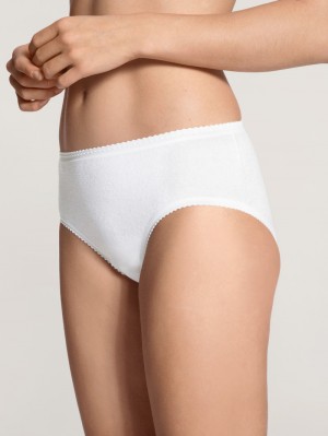 Biancheria Intima Donna Calida Iconics Brief Weiss | 8023-ZCNVO