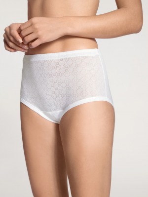 Biancheria Intima Donna Calida Iconics Brief Weiss | 8902-NHJGB