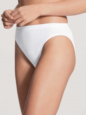 Biancheria Intima Donna Calida Iconics Mini Brief Weiss | 9723-UPWVQ