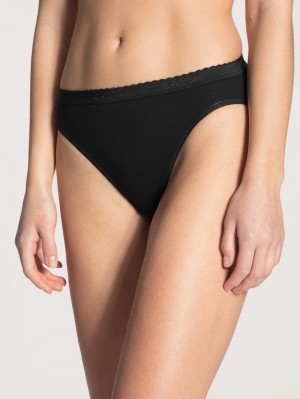 Biancheria Intima Donna Calida Iconics Mini Brief Schwarz | 0874-PBLNR