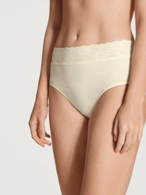 Biancheria Intima Donna Calida Iconics Midi Brief Champagne | 6097-KNSYW