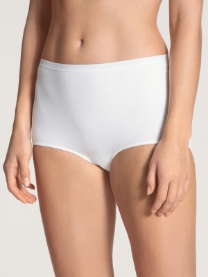 Biancheria Intima Donna Calida Iconics Midi Brief Weiss | 3926-PNKFM