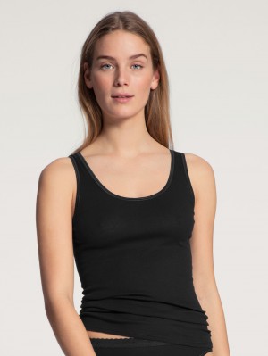 Biancheria Intima Donna Calida Iconics Tank Top Schwarz | 6471-ZRCKP