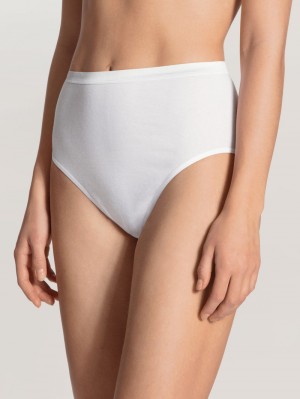 Biancheria Intima Donna Calida Light Midi Brief Weiss | 4609-PLMOK