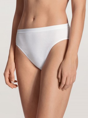 Biancheria Intima Donna Calida Light Mini Brief Weiss | 7025-RKAOZ