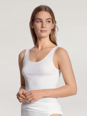 Biancheria Intima Donna Calida Light Tank Top Weiss | 6290-QLXYT