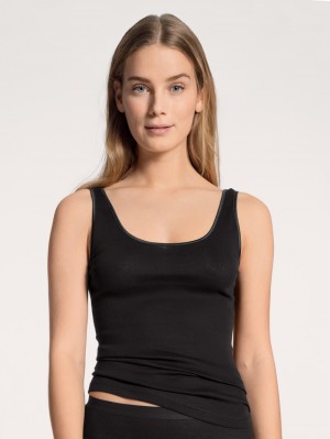 Biancheria Intima Donna Calida Light Tank Top Schwarz | 5398-YWHCA