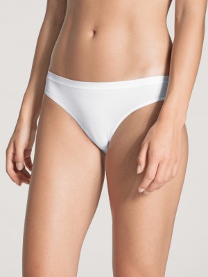 Biancheria Intima Donna Calida Natural Comfort Brief Weiss | 2569-VXPEQ