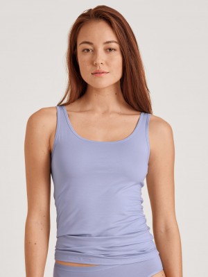 Biancheria Intima Donna Calida Natural Comfort Tank Top Lavanda | 7936-SIXPF