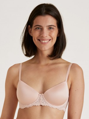 Biancheria Intima Donna Calida Sensual Secrets Underwired T-shirt Bra With Padding Rosa | 0463-GTSCV