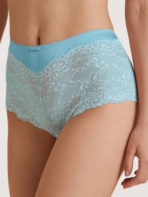 Biancheria Intima Donna Calida Sensual Secrets Shorty Regular Cut Blu | 4653-NGMTZ