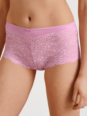 Biancheria Intima Donna Calida Sensual Secrets Shorty Regular Cut Rosa | 7064-TUSOZ