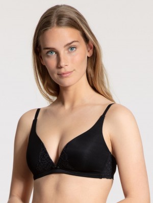 Biancheria Intima Donna Calida Sensual Secrets Soft Bra Schwarz | 8964-YSNRE