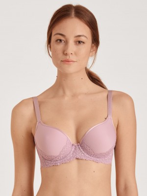 Biancheria Intima Donna Calida Special Spacer Bra Mauve Shadow | 2187-ELWJN