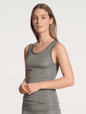 Biancheria Intima Donna Calida True Confidence Tank Top Platin Melé_ | 8360-THMCW