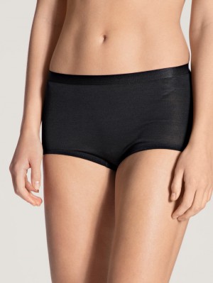 Biancheria Intima Donna Calida True Confidence Panty, High Waist Ws Schwarz | 7325-EZOLM