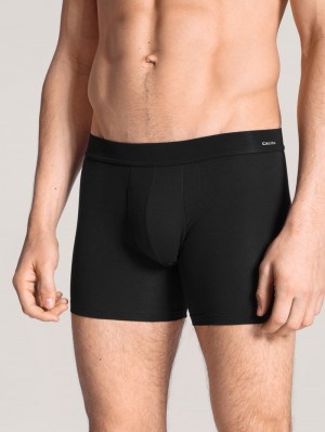 Biancheria Intima Uomo Calida Cotton Code Boxer Brief, With Fly Schwarz | 9270-CHZRW