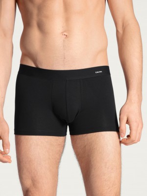 Biancheria Intima Uomo Calida Cotton Code Boxer Brief Schwarz | 7325-ESVXF