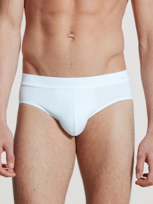 Biancheria Intima Uomo Calida Cotton Code Brief Weiss | 8439-KVUSR