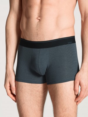 Biancheria Intima Uomo Calida Cotton Stretch Boxer Brief Indaco | 4082-FJSLY