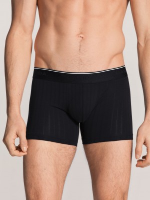 Biancheria Intima Uomo Calida Pure & Style Boxer Brief Schwarz | 7254-CJWKE