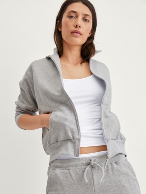 Loungewear Donna Calida Circular Lounge Jacket, Cradle To Cradle Certified® Grigie | 9413-VAIOE