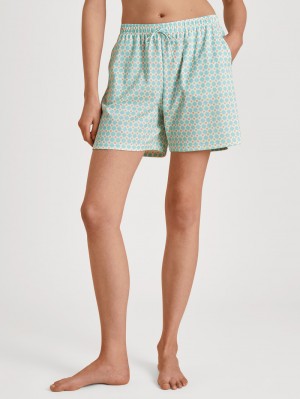 Loungewear Donna Calida Favourites Balance Shorts Blu | 2150-XBSQL