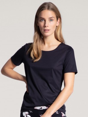 Loungewear Donna Calida Favourites Dreams Shirt Short Sleeve Corallo Blu | 5713-LMKRZ