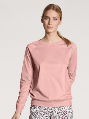 Loungewear Donna Calida Favourites Dreams Shirt Long Sleeve Rosa | 0538-JVSIY