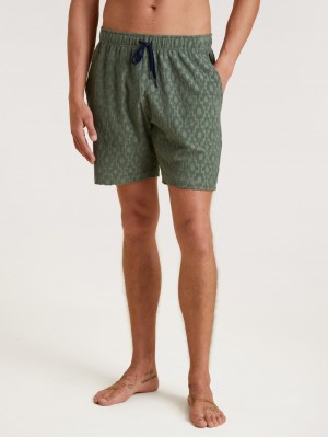 Loungewear Uomo Calida Rmx Lounge Holiday Bermudas Verdi | 5603-EISHY