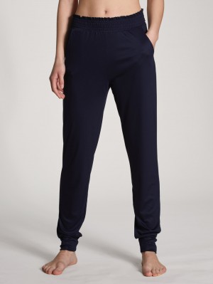 Pigiami Donna Calida Circular Sleep Pants Corallo Blu | 0856-FHIUJ