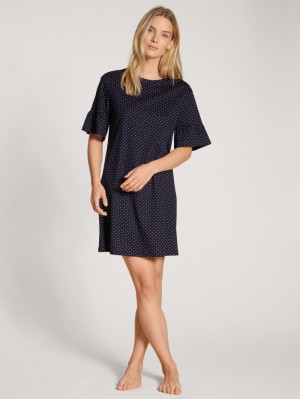 Pigiami Donna Calida Favourites Dreams Loungedress Corallo Blu | 7190-HGQRW