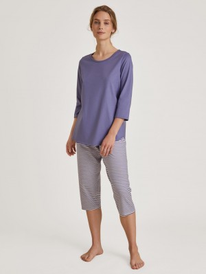 Pigiami Donna Calida Special 3/4 Pyjama Viola | 6031-XKIAL