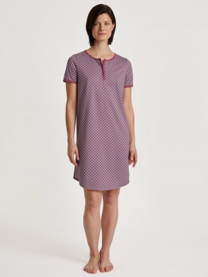 Pigiami Donna Calida Special Nightdress Rosse | 9203-NQOXE