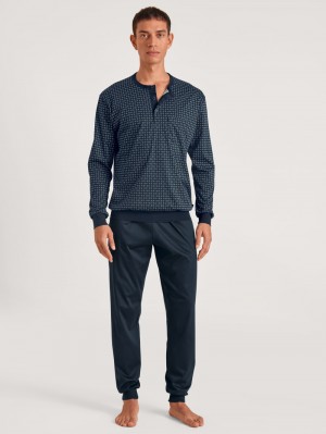 Pigiami Uomo Calida Relax Selected 2 Pyjama With Cuff Corallo | 8632-HOCEY