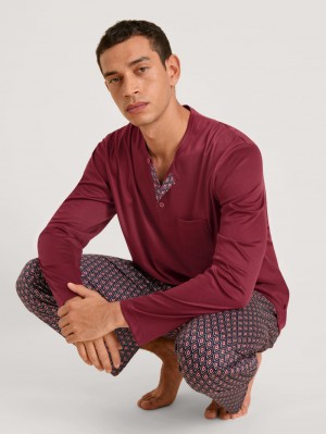 Pigiami Uomo Calida Relax Selected 5 Pyjama Rosse | 8340-RVBEC