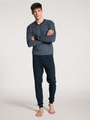 Pigiami Uomo Calida Relax Streamline Pyjama With Cuff Corallo | 1280-KHEIQ