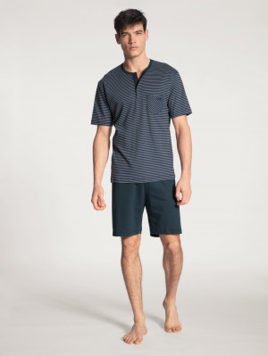 Pigiami Uomo Calida Relax Streamline Short Pyjama Corallo | 6058-WUMCL