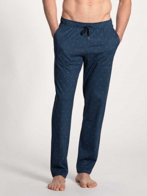 Pigiami Uomo Calida Remix Basic Sleep Pants Blu | 8356-FQNAW